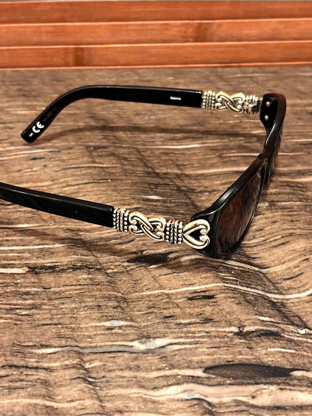 Brighton Sabrina Sunglasses Black & Brown - Picture 4 of 9